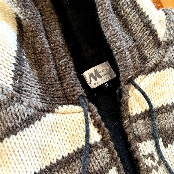 Wool sweater/coat zipup 🤎 Size Medium-Large - Picture 2 of 3